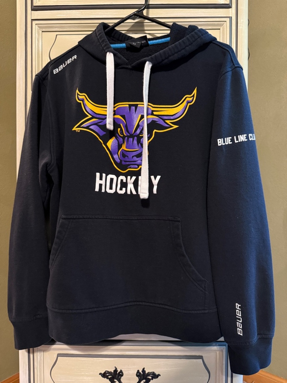 Minnesota State Hockey Black Hoodie Small